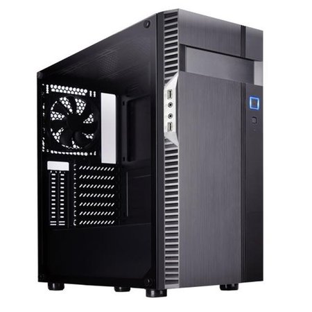 SILVERSTONE SilverStone Technologies PS14B-EG Micro-ATx & ATx Tempered Glass Computer Case PS14B-EG